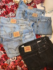 Levi's Mens Blue 550 And 560 Lot Of 5 Size 44x30
