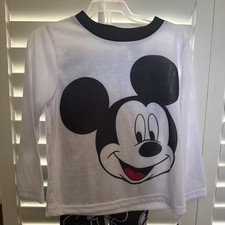 Disney Mickey Mouse 2 Piece Boy's Pajama Set Size- 4T