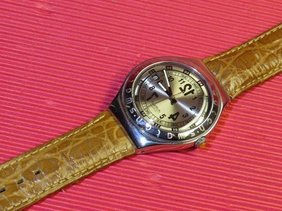 REFURBISHED / neuwertige Swatch Irony Big - BACKWARD  - YGS401