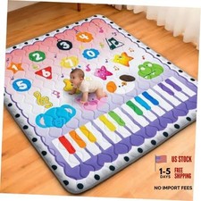 Baby Play Mat for Floor, 50'' x 50'' Thicken Foam Soft Padded Mat for Baby,