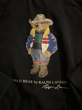 Polo Ralph Lauren Polo Bear Western Hoodie Size Small