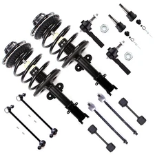 Front Struts Sway Bar Tie Rods Ball Joint For Chrysler Town & Country 2001-2004