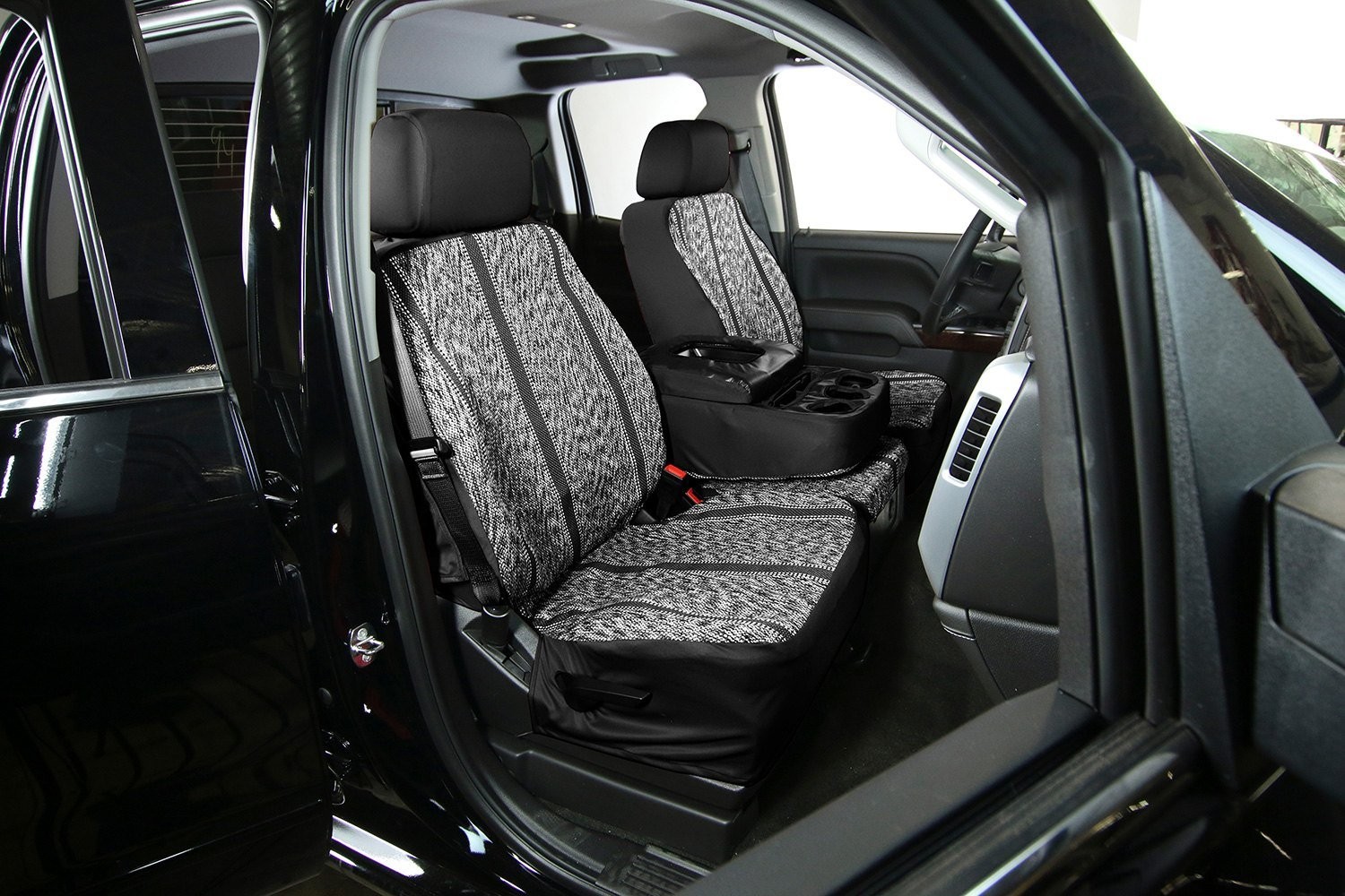 Saddleman 028177-01 Saddle Blanket 2nd Row Black Custom Seat Covers