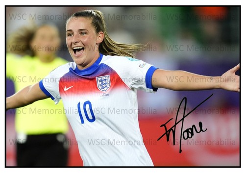 9851. Ella Toone Signed Pictures A4 Prints England Man United Man City Blackburn