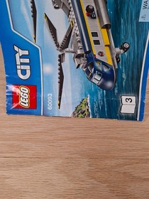 LEGO 60093 City Deep Sea Helicopter Complete with Instructions No Box