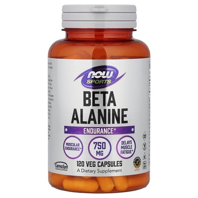 Now Foods Sports Beta-Alanine 750 mg 120 Capsules GMP Quality Assured