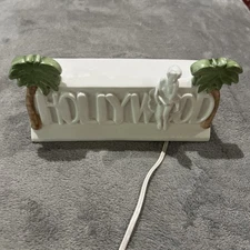 Vintage 1984 Vandor Imports Ceramic Hollywood Night Light Lamp Marilyn Monroe