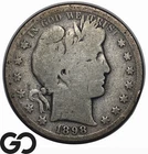 1898-S Barber Half Dollar