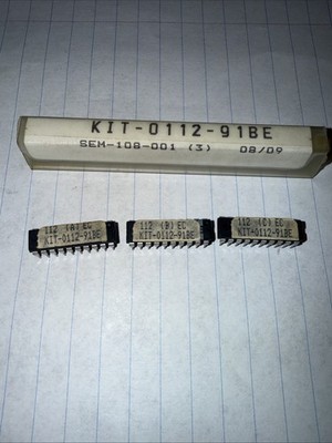 Industrial EPROM Firmware Kit KIT-0112-91BE (A B C) Complete Set of 3 IC Chips