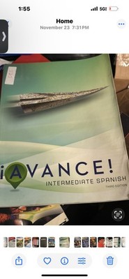 ¡Avance! Intermediate Spanish Textbook Third Edition - Used - Good