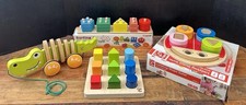 HAPE Montessori Learning Toy Lot: Shape, Colo...