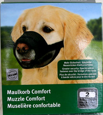 Maulkorb Comfort Nylon Karlie f&uuml;r Hunde in 8 Gr&ouml;&szlig;en Nasenr&uuml;cken Klettverschlu&szlig;