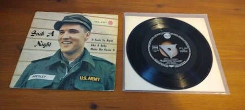 ELVIS PRESLEY - EP - SUCH A NIGHT - RCA- GERMANY - EPA 4361 - ROCK - 1960