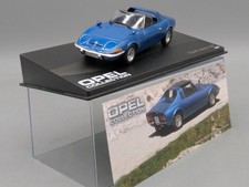 Modellautos 1:43 Ixo für Eaglemoss Opel Collection Opel Aero GT 1969 mit Vitrine