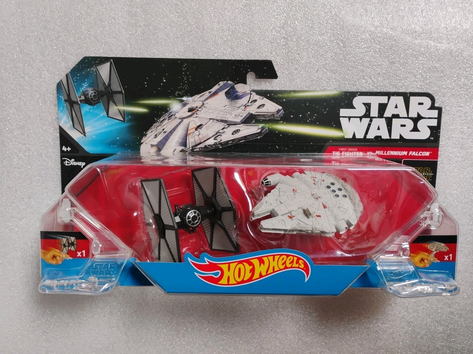 HOT WHEELS STAR WARS TIE FIGHTER VS MILLENNIUM FALCON
