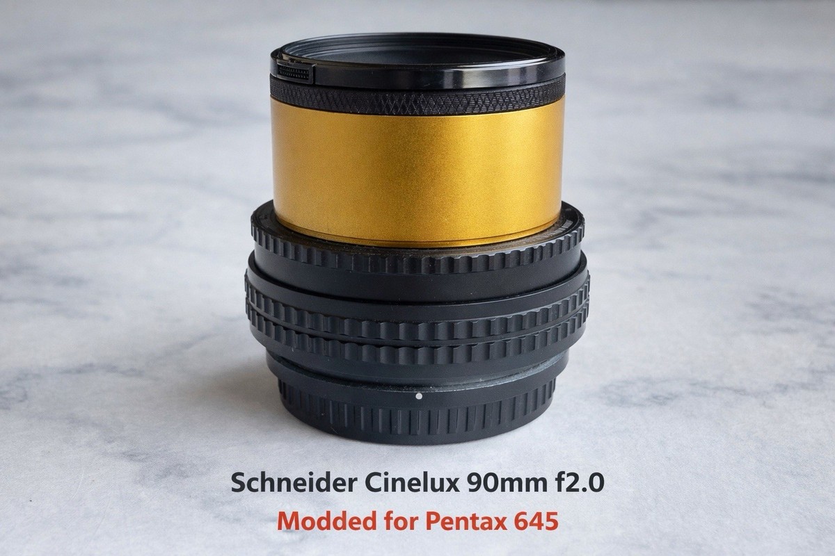 Schneider Cinelux 90mm F2.0 Pentax 645 Modded Camera Lens | eBay
