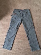 Wrangler Riggs Workwear Pants 36x34 Ripstop Ranger Relaxed Fit Workwear Green