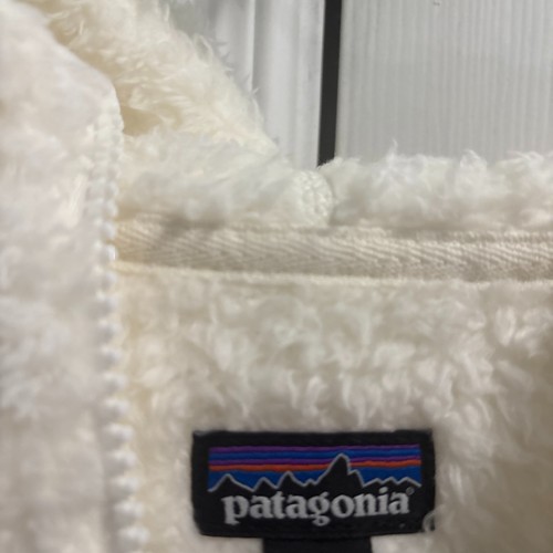 Patagonia Kids Los Gatos Fleece Hoodie Birch White Various Sizes XS-XL NWT - Picture 3 of 5