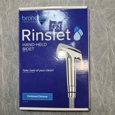 Brondell Rinslet Hand-Held Bidet in Polished Chrome Finish, Silver EXTRA PARTS 