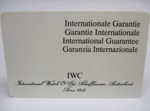 Rare IWC Watch & Chronograph Guarantee & Service Books + Open Guarantee Card - Afbeelding 3 van 6