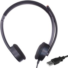 Lenovo Headphones 03X7157 USB Wired Plug And Play Video Calls Windows