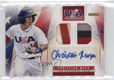 2013 Panini USA Baseball Box Set Prime 11/20 Christian Moya #8 Auto 16hd