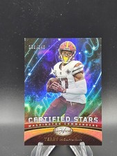 2023 Panini Certified #CS-9 Terry McLaurin Certified Stars Mirror Bronze #/249