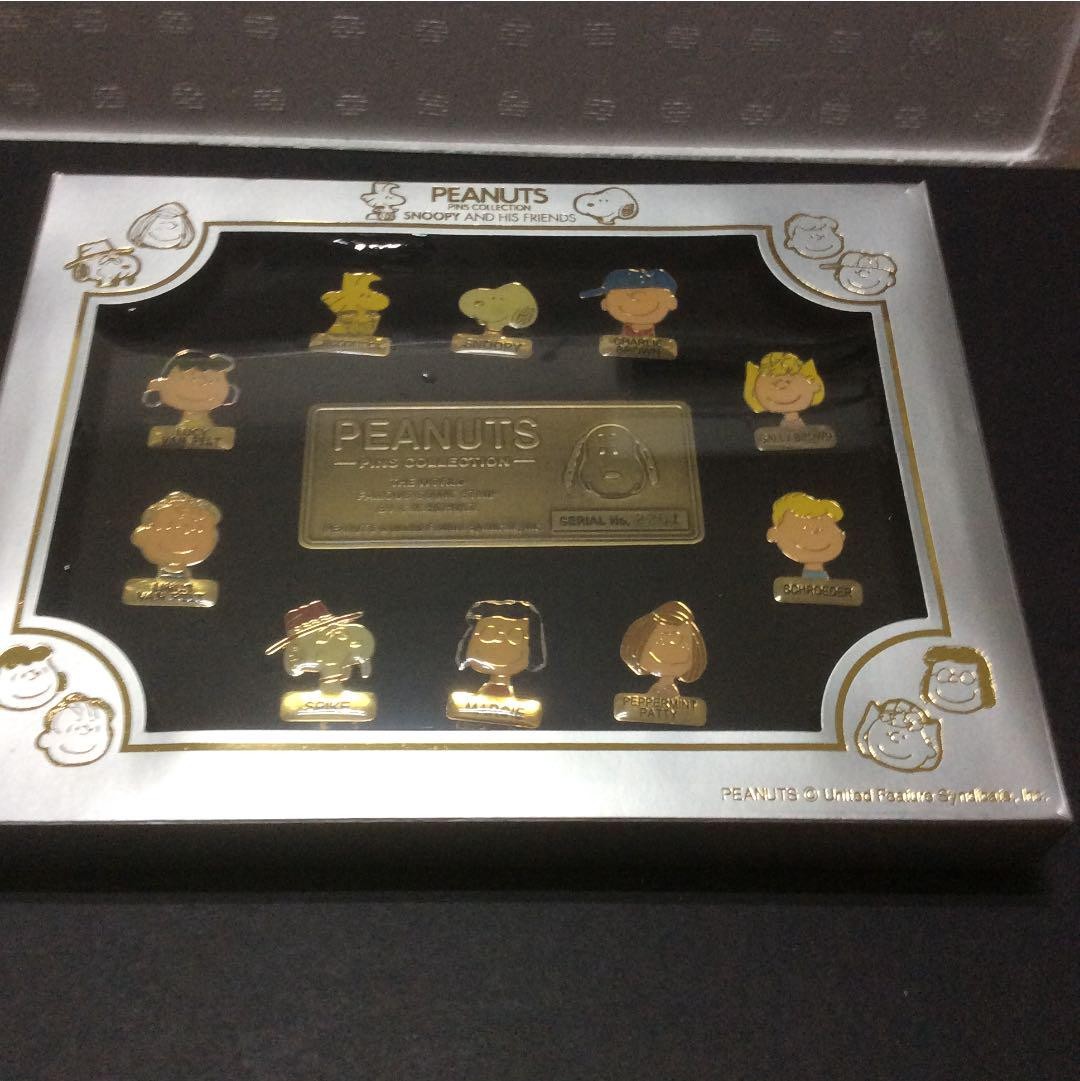 ぬーぴー　5点 Snoopy Museum Roppongi Pins Set 5 pcs Unused Rare Badge Collection