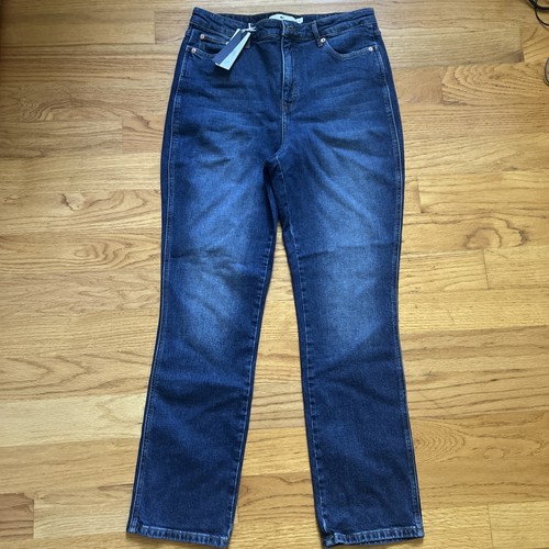 Vineyard Vines Jeans Womens 31 Blue Vintage Rigid High Rise Straight Denim NEW