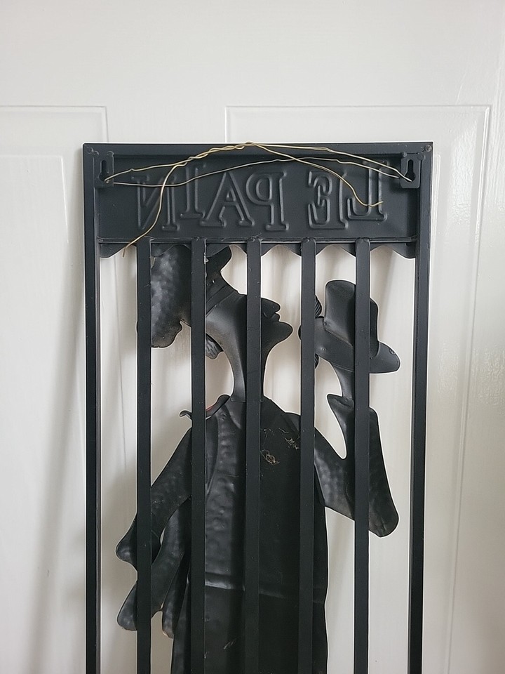 Vintage METAL WALL ART Hanging PICTURE L 29 X H 76cm Beautiful eBay