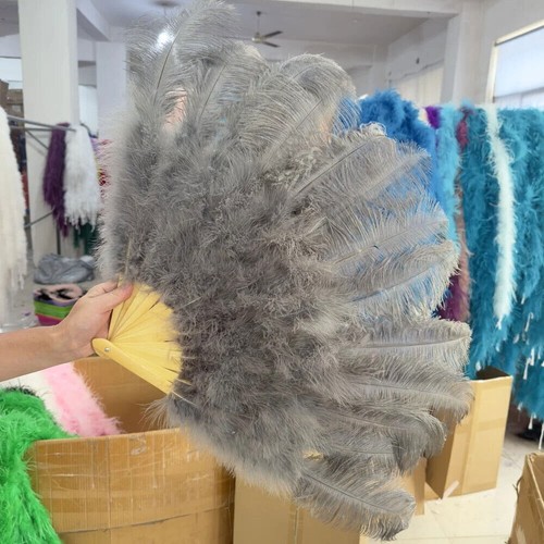 Large Fluffy Feather Fans Performance Dance Stage Show Costume Props LOT - Picture 38 of 40