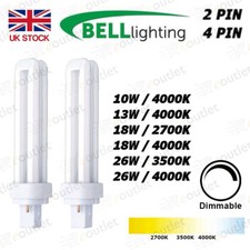 Bell BLD Double Turn G24d-1/G24q-2/G24d-3 CFL Compact Fluorescent Light Bulb