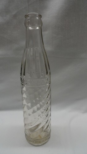 BOTTIGLIA POP SODA VETRO TRASPARENTE NEBRASKA FIOCCO ROTTO 7 ponce BELLA - Foto 1 di 6