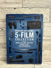 5-Film Collection Dredd Hellboy Kick-Ass Escape Plan The Expendables DVD NEW!