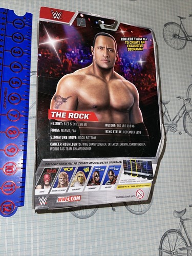 WWE Mattel Elite Series 47B THE ROCK Neu LEGENDS Flashback  - Bild 9 von 10