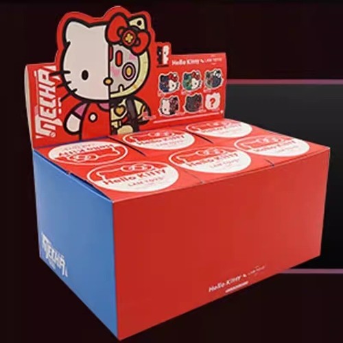 Sanrio Hello Kitty serie Mecha mezza macchina confermato figura cieca giocattolo regalo bambino - Foto 12 di 20