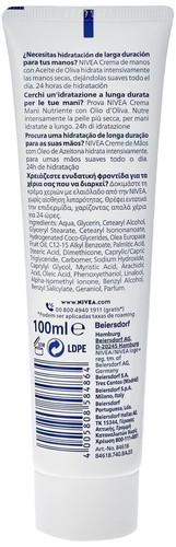 1x NIVEA Hand Creme Moisture Care mit Olivenöl,Feuchtigkeitscreme,100ml NEU - Bild 2 von 5