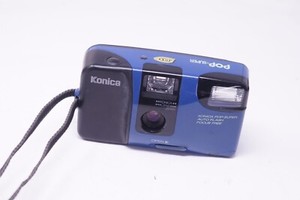 Konica Pop Super 35mm Film Point and Shoot Camera Red Tested
