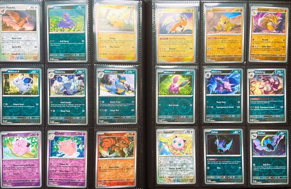 Pokémon 151 Complete Set - Reverse Holo Master Set 186 Cards | eBay