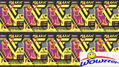 (10) 2020/21 Panini Flux Basketball EXCLUSIVE Sealed Blaster Box-MOJO PRIZMS!