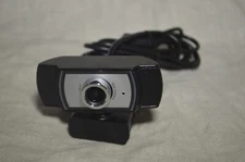 Aluratek AWC04F Webcam Black and Silver HD 1080P with Microphone
