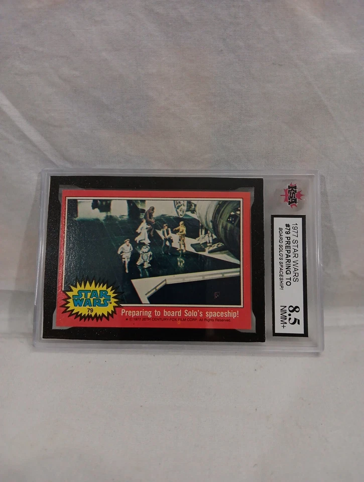 1977 Topps Star Wars #79 "Preparing to Board Solo Spaceship" KSA GRADED 8.5 NMM+ - Image 3 of 3