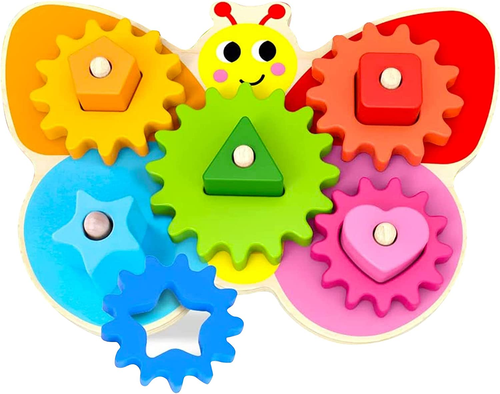 Wooden Toys - Montessori Toys for 2 Year Old Girls and Boys - Toddler Puzzles - - Picture 9 of 12