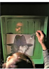 MICHELANGELO PISTOLETTO "L'ACQUARIO"opera numerata firmata timbrata Bolaffi Arte