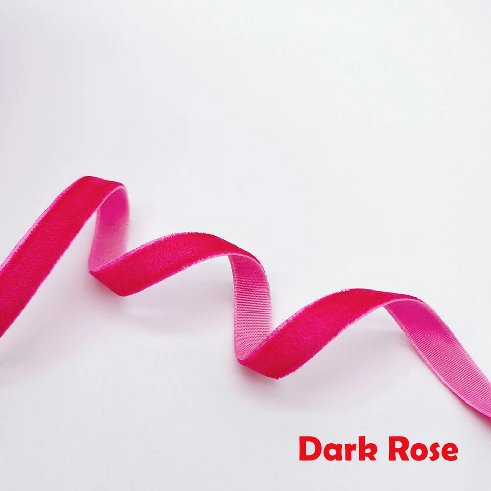 1/3/5/10 Meters 1cm 10mm Single Sided Velvet Ribbons Party Deco Gift Wrapping - image 4 of 4