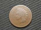 🔥OLD COLLECTIBLE COPPER COIN! GOOD 1872 INDIAN HEAD CENT PENNY🔥 LOT 111aa
