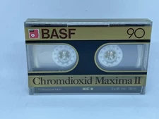 BASF Chromdioxid Maxima II 90 (1982) - MEGA RARE sealed never opened cassette
