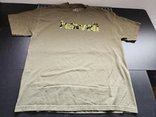 LOCAL MOTION HAWAII ARMY GREEN birds of paradise Graphic Tee Shirt Men's XL
