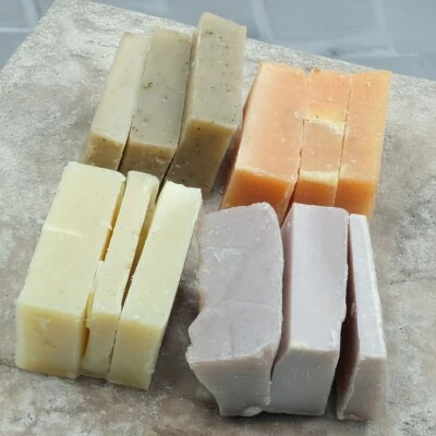 FRIENDLY SOAP 1.25kg Natural Handmade Soap Off-cuts - Random Mix of Odds & Broken Ends - DEAL