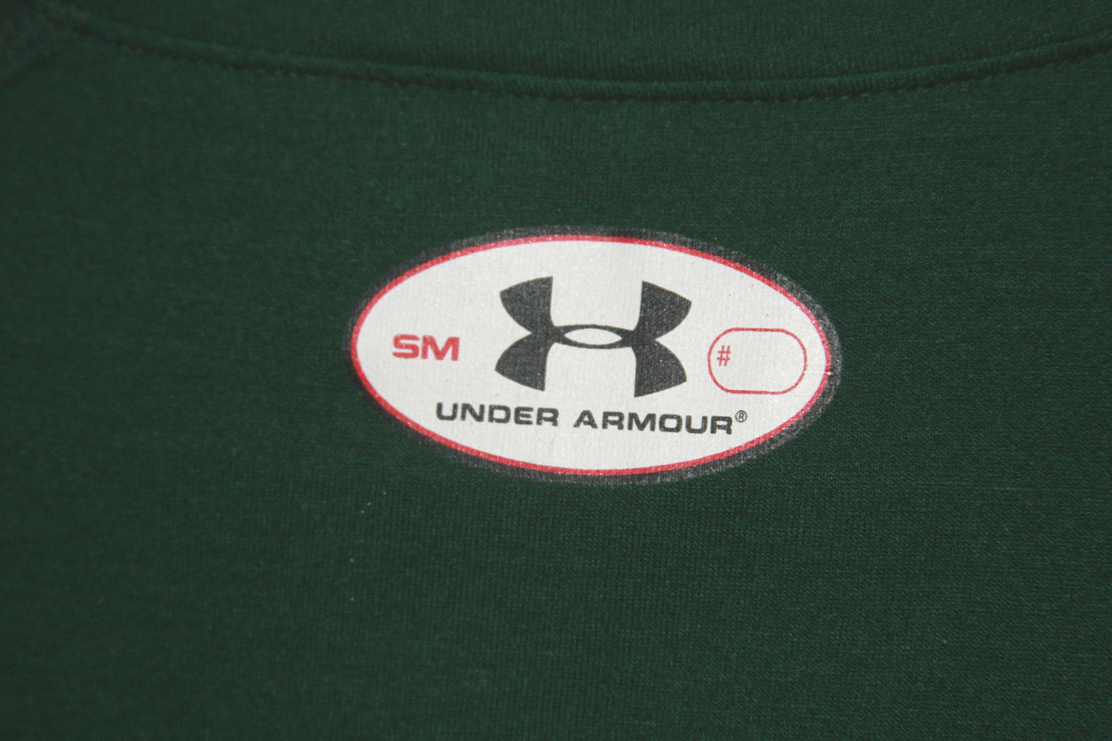 Under Armour Basic T-Shirt Solid Green Small Shor… - image 4